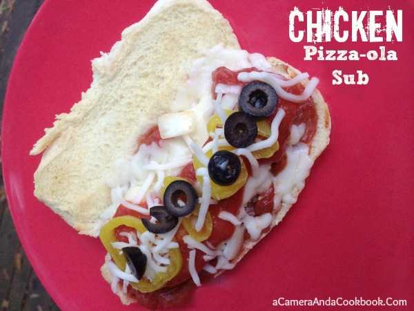 Easy lunch or dinner recipe for a sub: Chicken Pizza-ola Sandwich