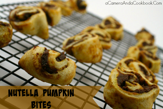 Nutella Pumpkin Bites - a simple and different recipe great for dessert, snack, or even brunch.