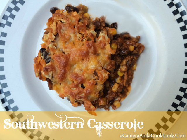 Southwest Casserole - Looking for a new casserole that can be made ahead of time? This Southwest Casserole recipe is one that will fit that bill!