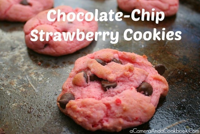 Chocolate-Chip Strawberry Cookies