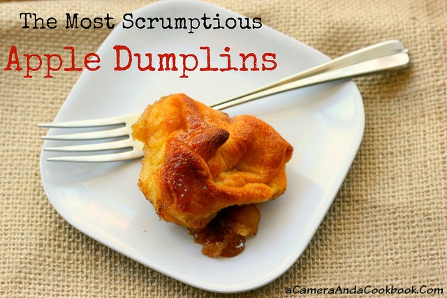 Apple Dumplins - If you make these, prepare to cry...they are that darn good!
