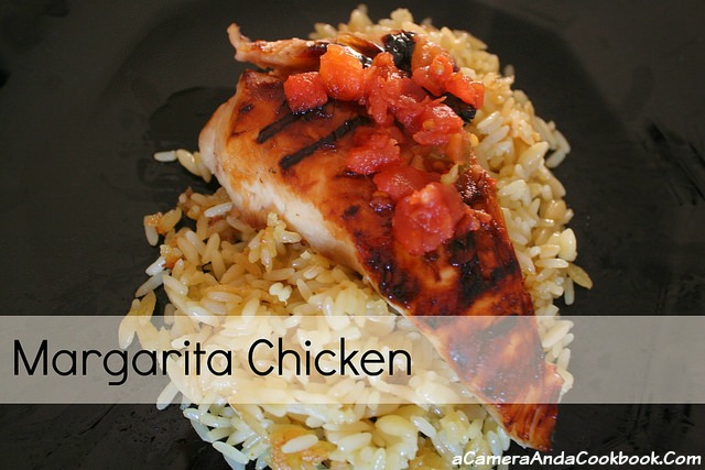 Margarita Chicken on a bed of rice pilaf makes for an easy dinner any time of the year.
