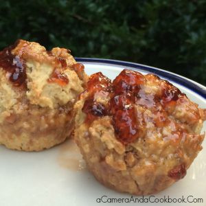 Peanut Butter and Jelly Muffins - So easy and yummy, perfect for an afternoon snack!