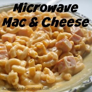 Need a quick side and don't have room on your stove top? This Microwave Mac & Cheese is the perfect solution!