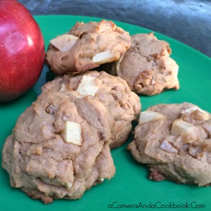 Butterscotch Apple Toffee Cookies