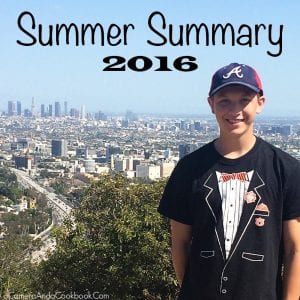 Summer Summary 2016