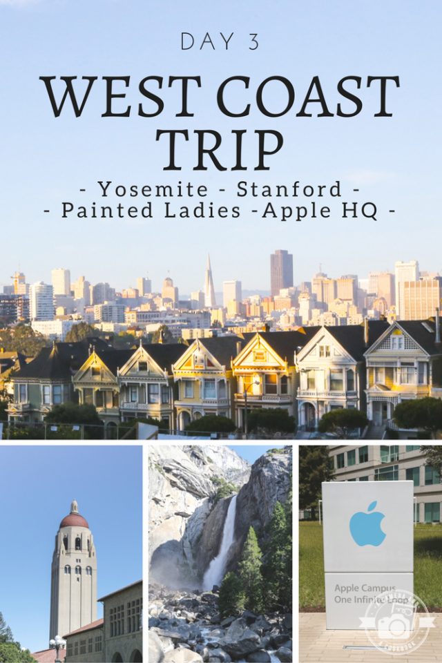 West Coast Trip - Day 3 - Travel along as we leave Yosemite to Cupertino (Apple HQ), Stanford U, Painted Ladies, and more.
