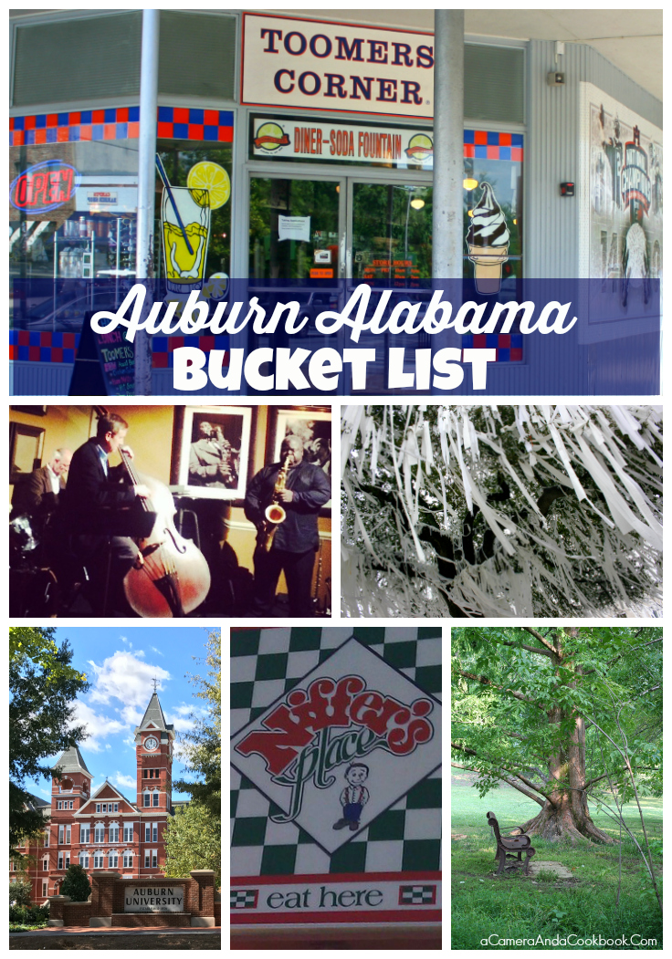 Auburn Alabama Bucket List - If you're planning to come to Auburn, Alabama, there are some really cool things to do without even leaving the area. Here's my Auburn Alabama Bucket List of a few of the best things to do while you're on the Plains.