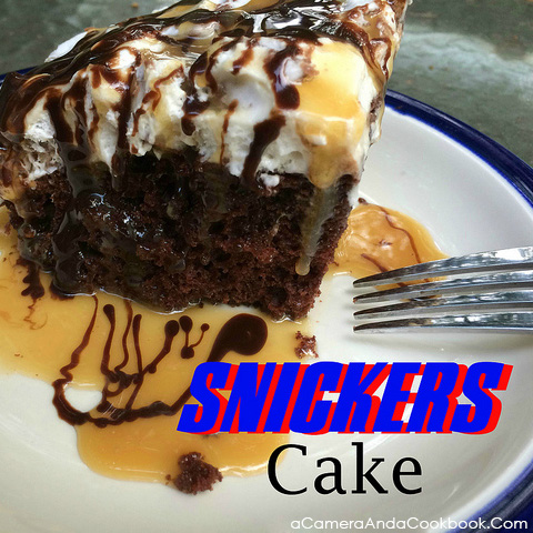 Check out this mouthwatering Snicker Cake. One of my absolute favorites.