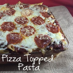 Pizza Topped Pasta