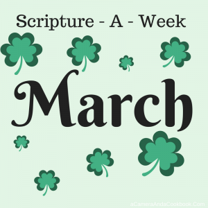 Scripture a Week for March