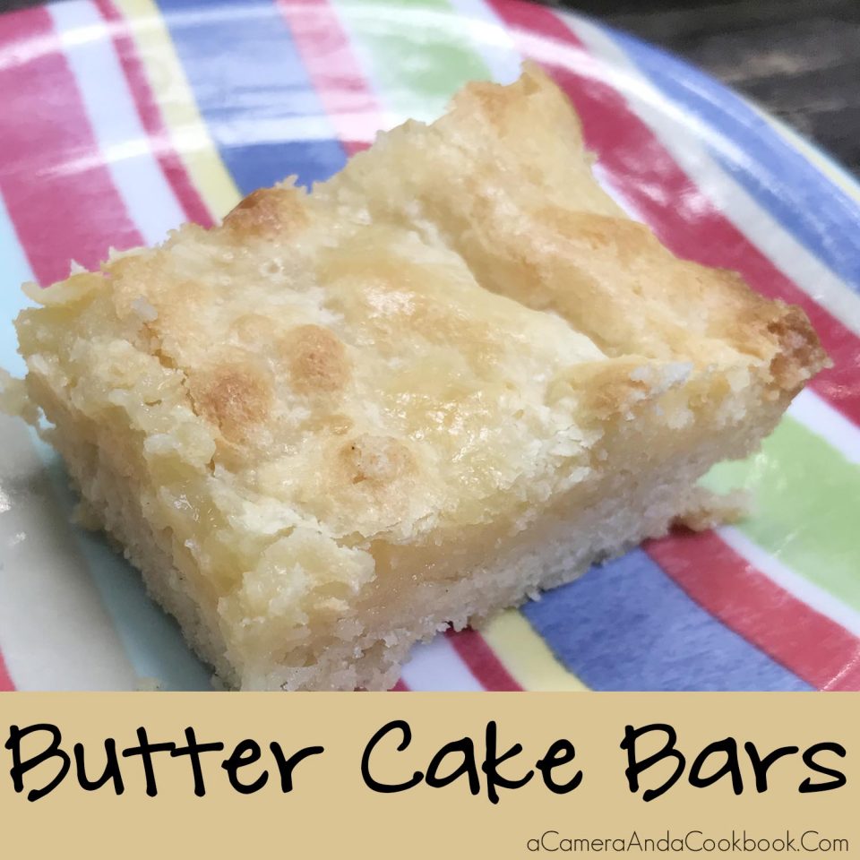 Butter Cake Bars