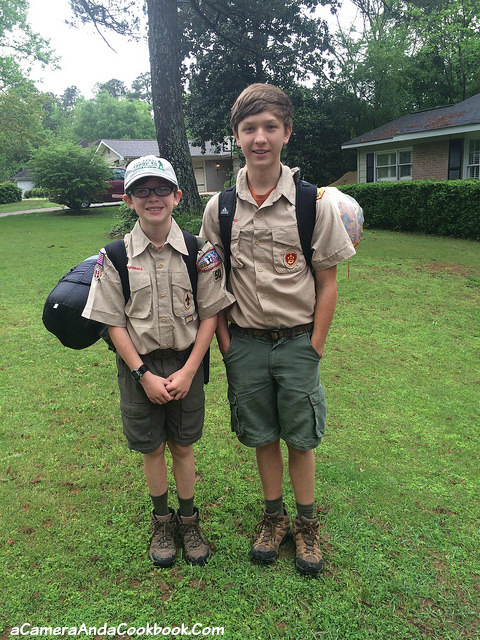 Alex's 1st Camp Out as a Boy Scout