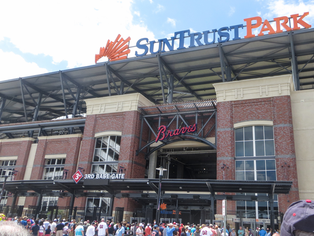 Visit to the New Braves Stadium on Father's Day - SunTrust Park