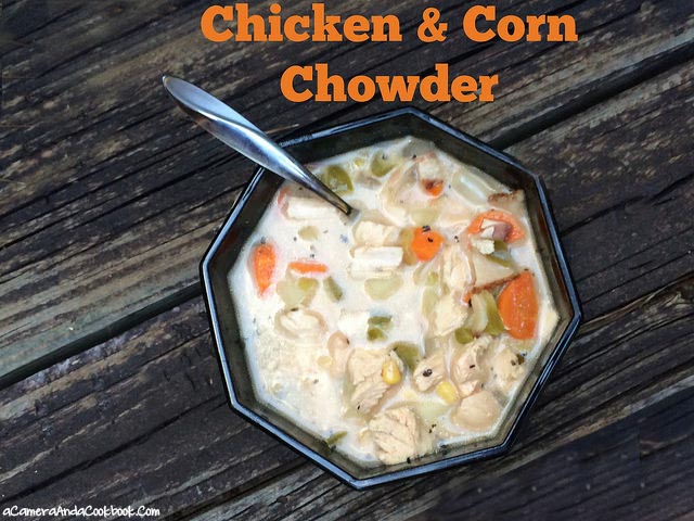 Chicken and Corn Chowder {Crockpot}