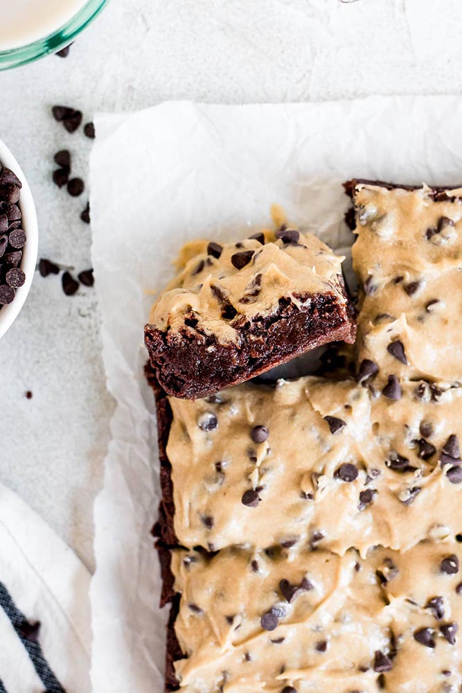 Cookie Dough Brownies from Cookie Named Desire