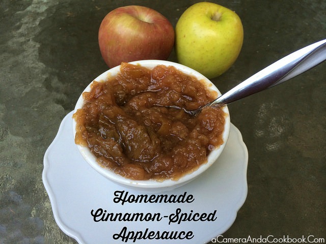 Homemade Cinnamon Applesauce {Crockpot}