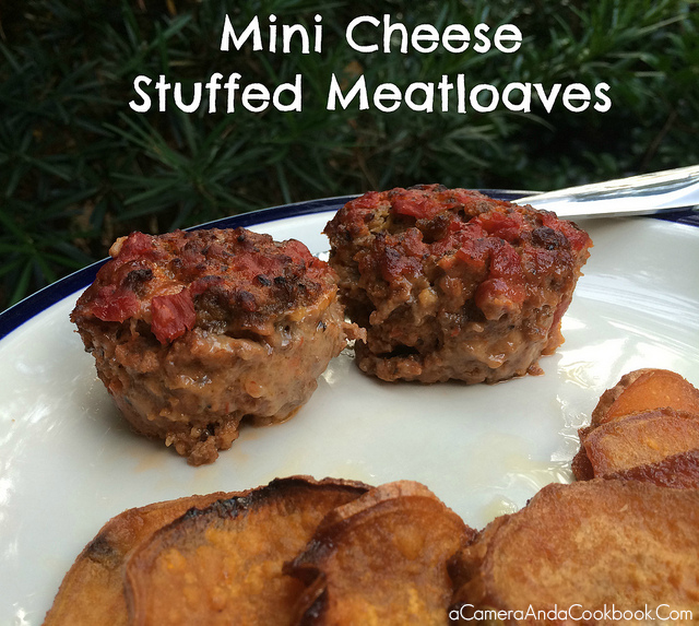Mini Cheese Stuffed Meatloaves
