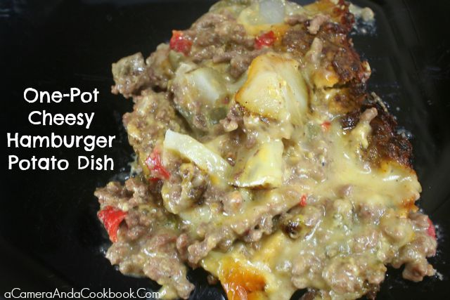 Cheesy Hamburger Potato One-Pot Dish