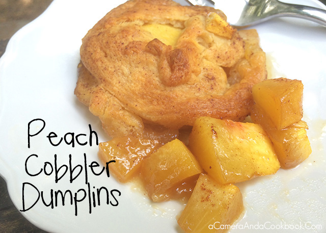 Peach Cobbler Dumplins - If you make these, prepare to cry...they are that darn good!