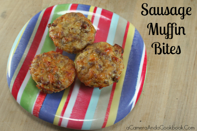Sausage Muffin Bites - Great make ahead for those on-the-go mornings.