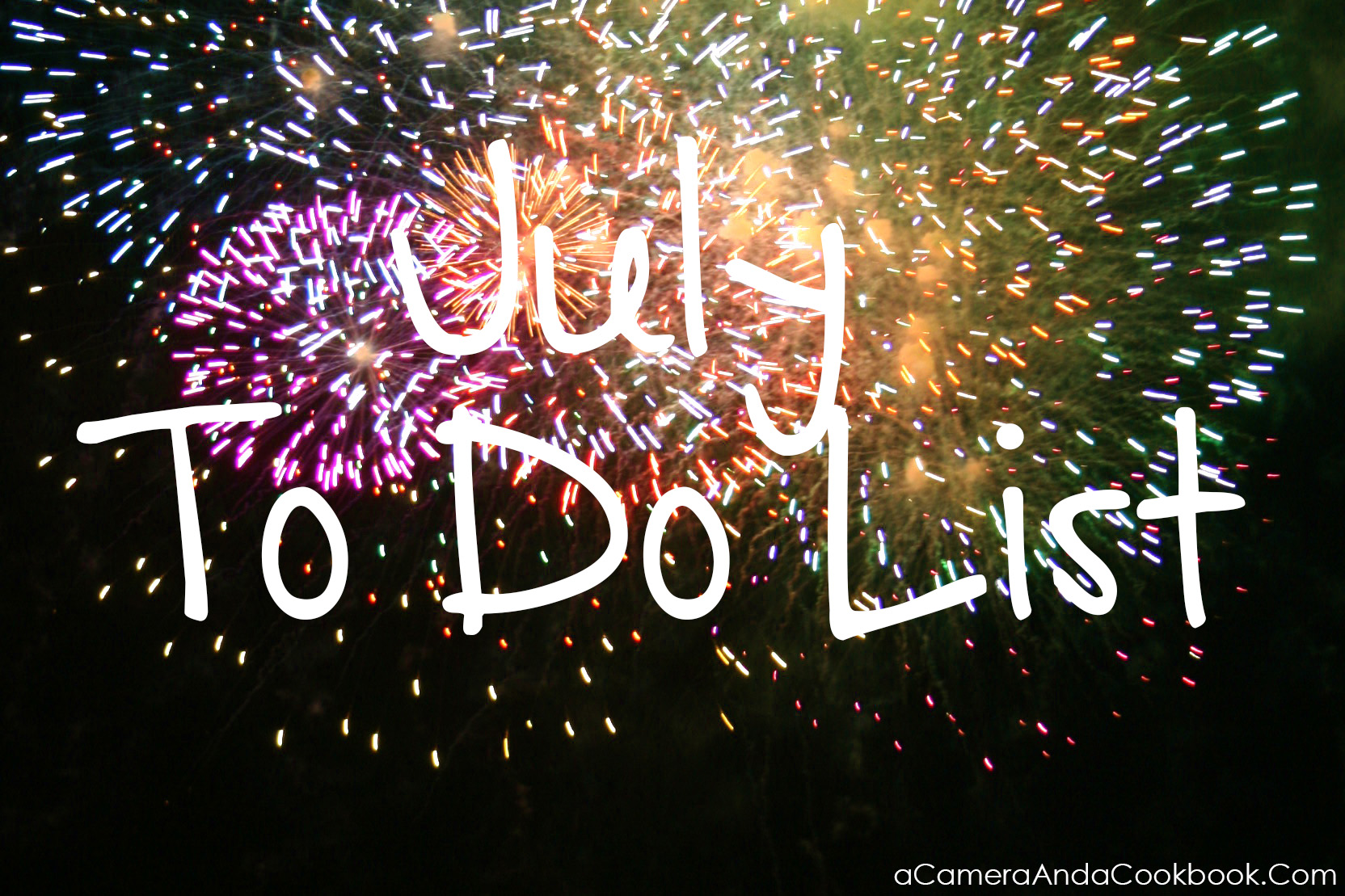 July To Do List
