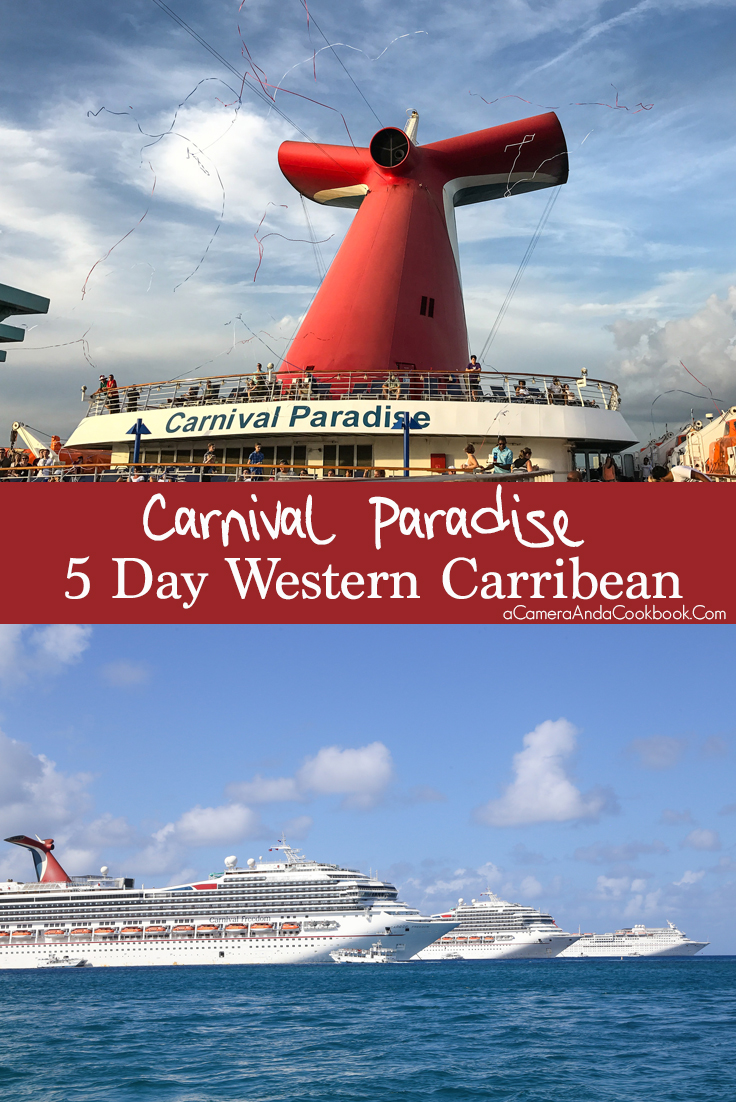Carnival Paradise {5 Day Western} Christmas Cruise - read all about our adventures on the Carnival Paradise out of Tampa to Grand Cayman & Cozumel.