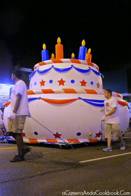 Patriotic float at the 4th of July Parade in Gatlinburg, TN