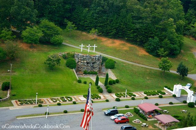 4th of July trip to Murphy, NC - Fields of the Wood from above the 10 Commandments